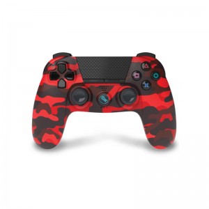 Comando PS4 UnderControl Bluetooth Urban Fire Rouge Camo